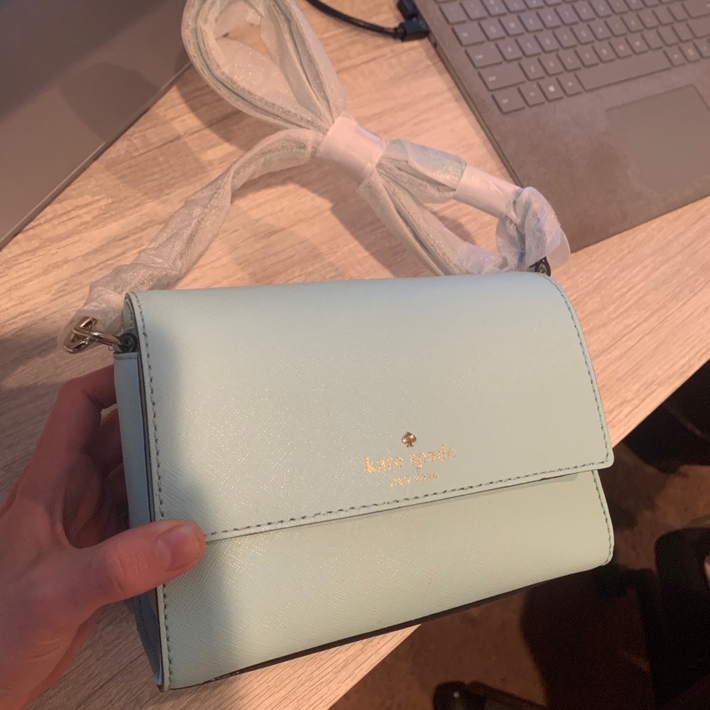Kate spade light blue purse